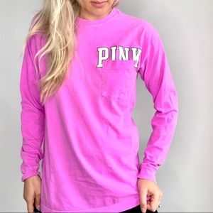 Victoria’s Secret PINK Pink Spell Out PocketTop XS
